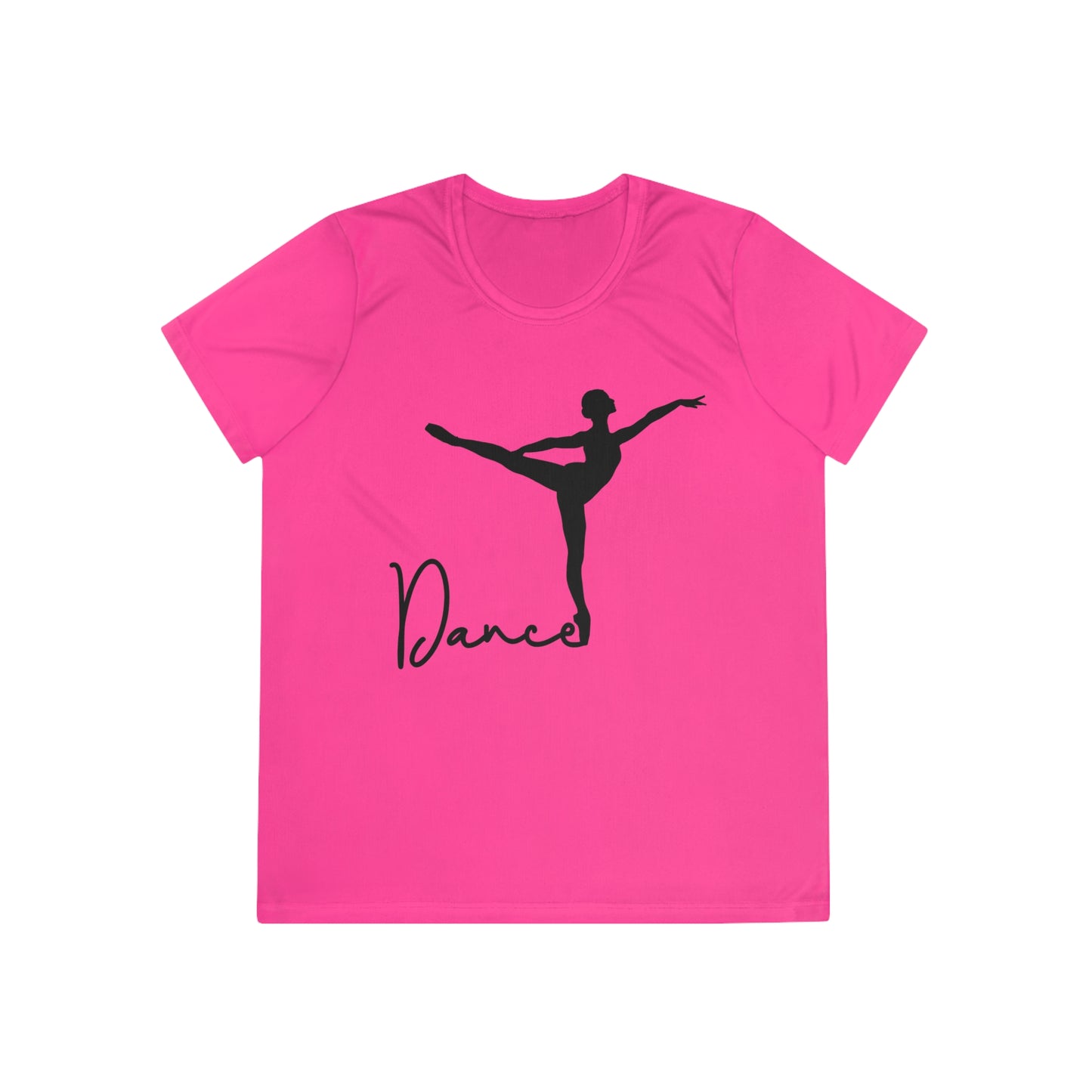Ladies Soft Ballet Top | Dance Script Ballet-Neon Pink-XS-Nicodemus Studios