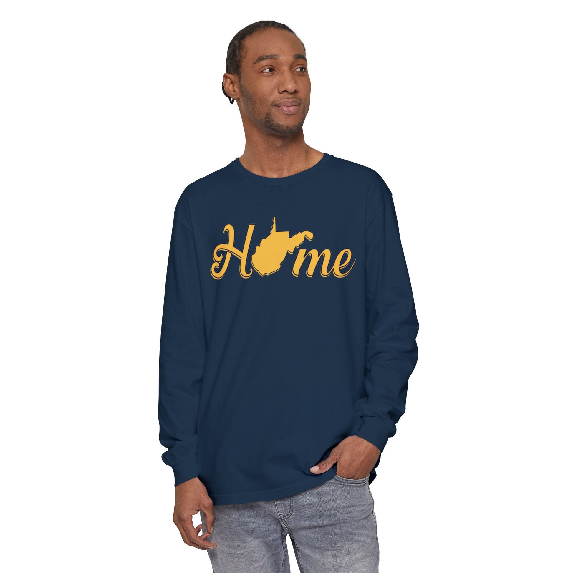 Long Sleeve T-Shirt [100% ring-spun cotton] | Home WV-Nicodemus Studios