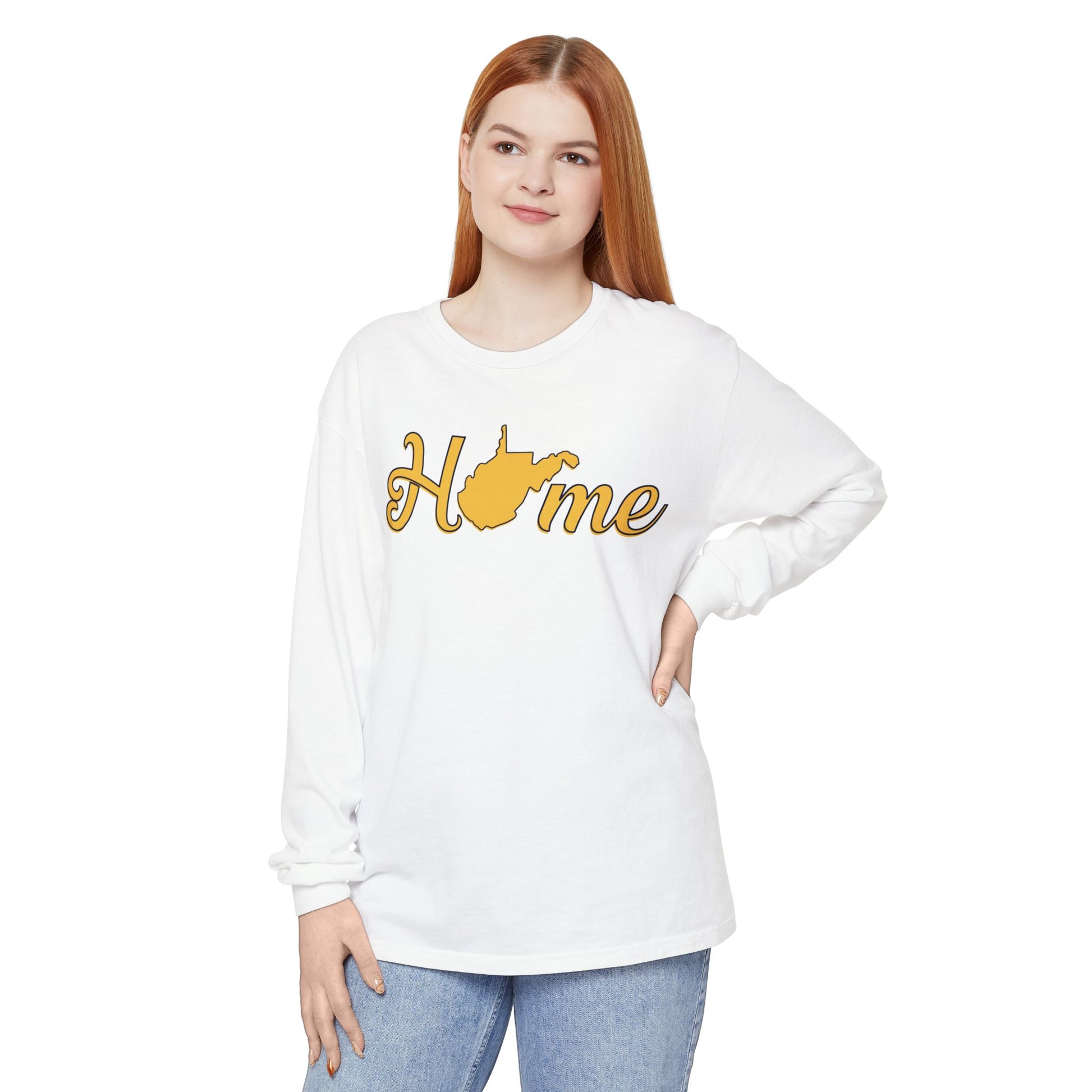 Long Sleeve T-Shirt [100% ring-spun cotton] | Home WV-Nicodemus Studios