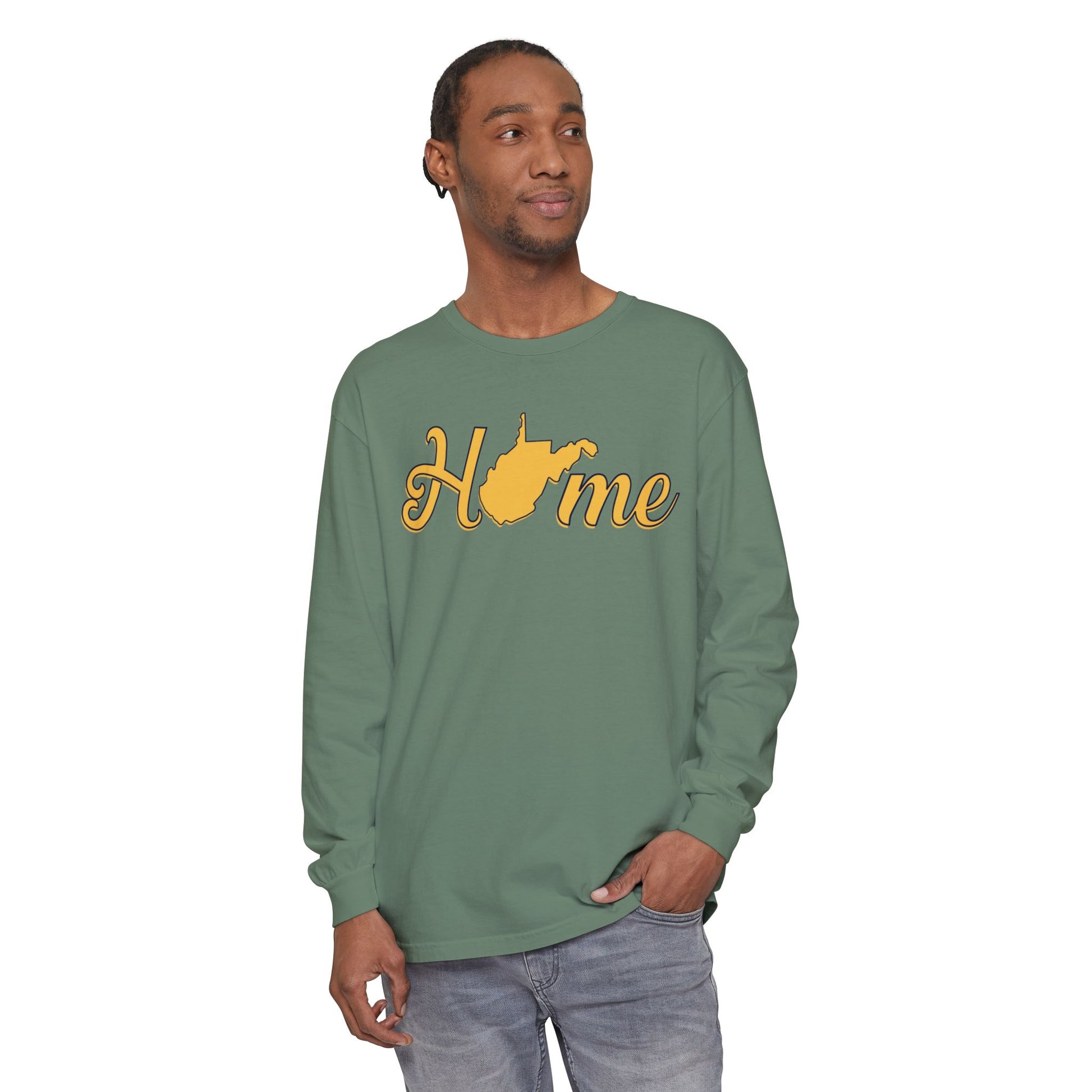 Long Sleeve T-Shirt [100% ring-spun cotton] | Home WV-Nicodemus Studios