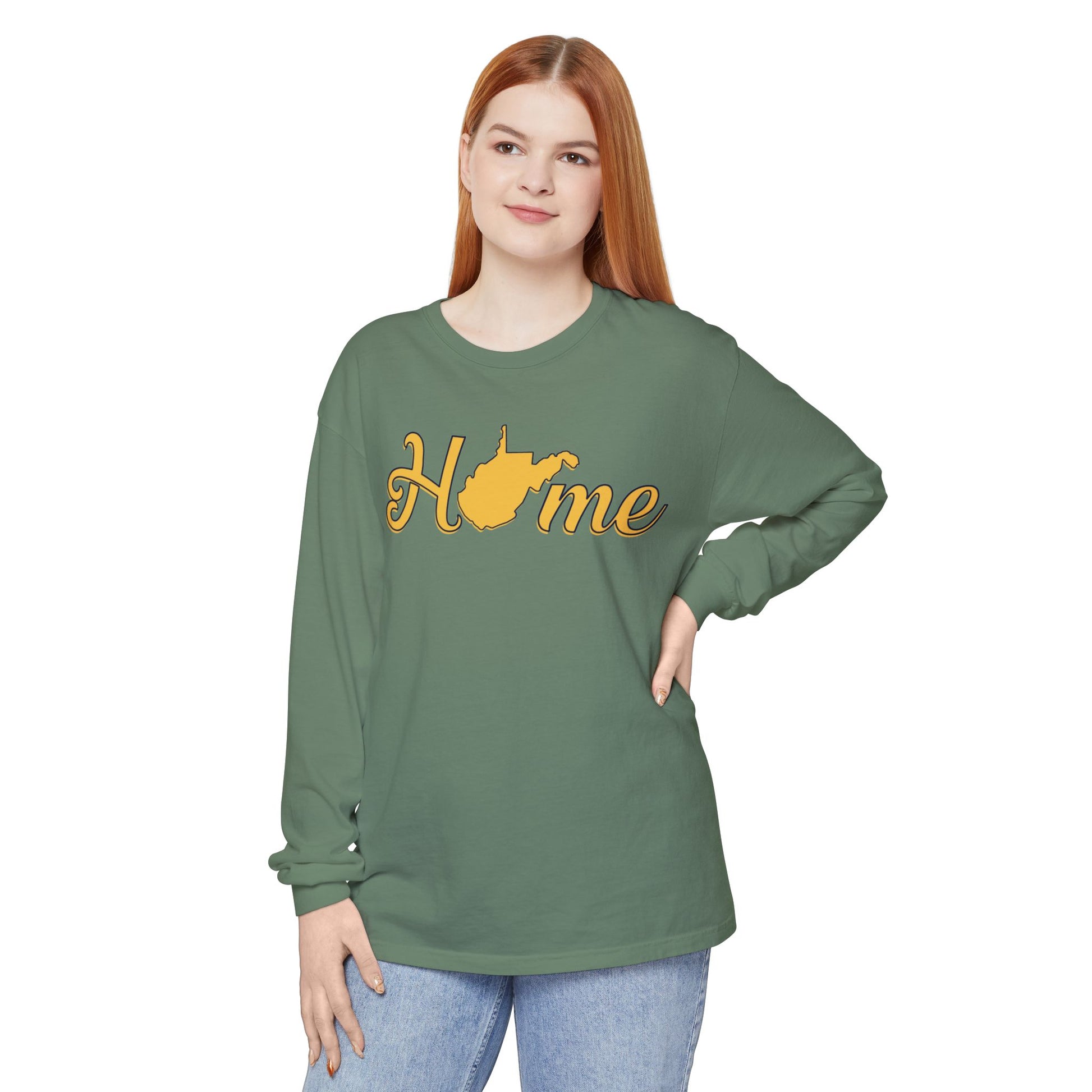 Long Sleeve T-Shirt [100% ring-spun cotton] | Home WV-Nicodemus Studios