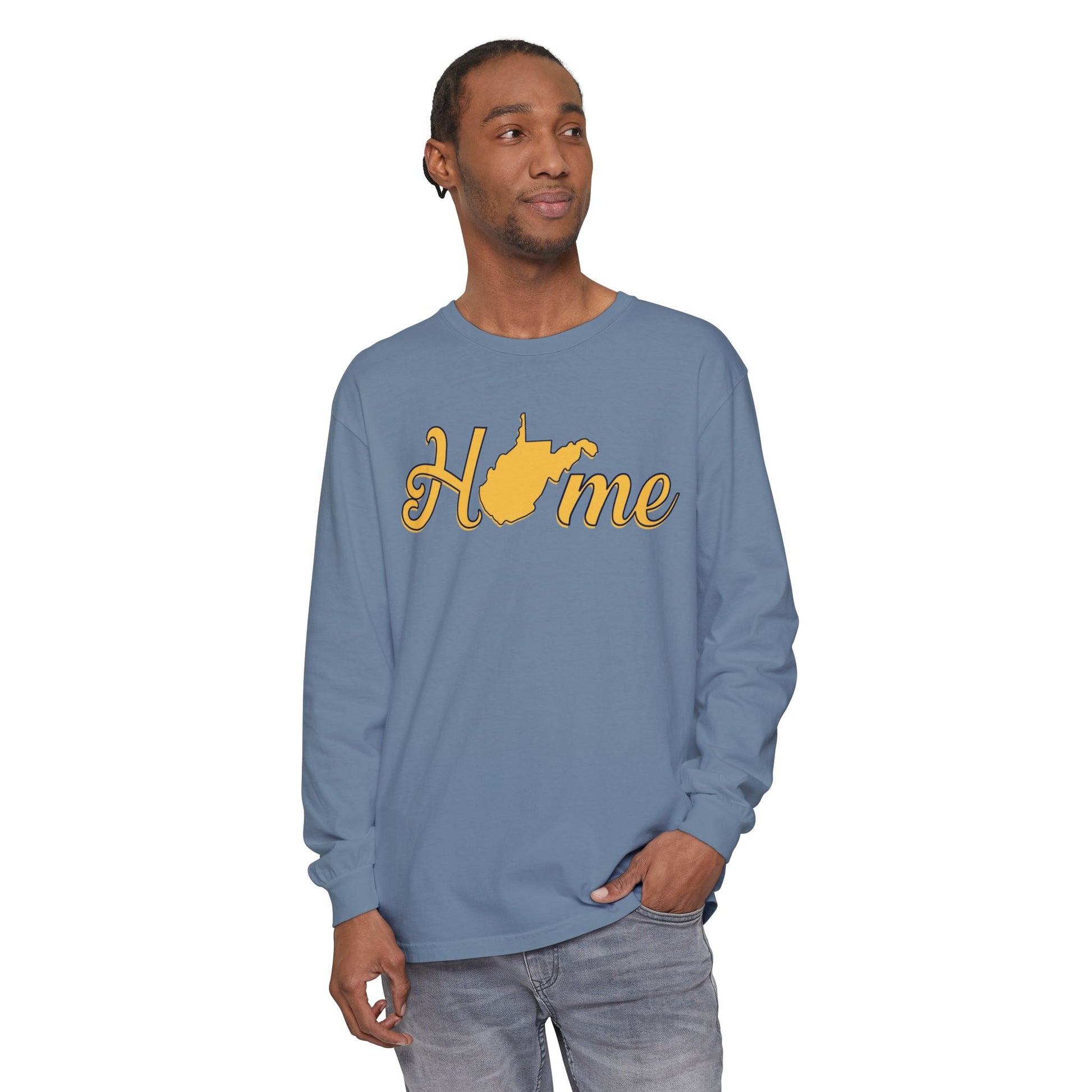 Long Sleeve T-Shirt [100% ring-spun cotton] | Home WV-Nicodemus Studios