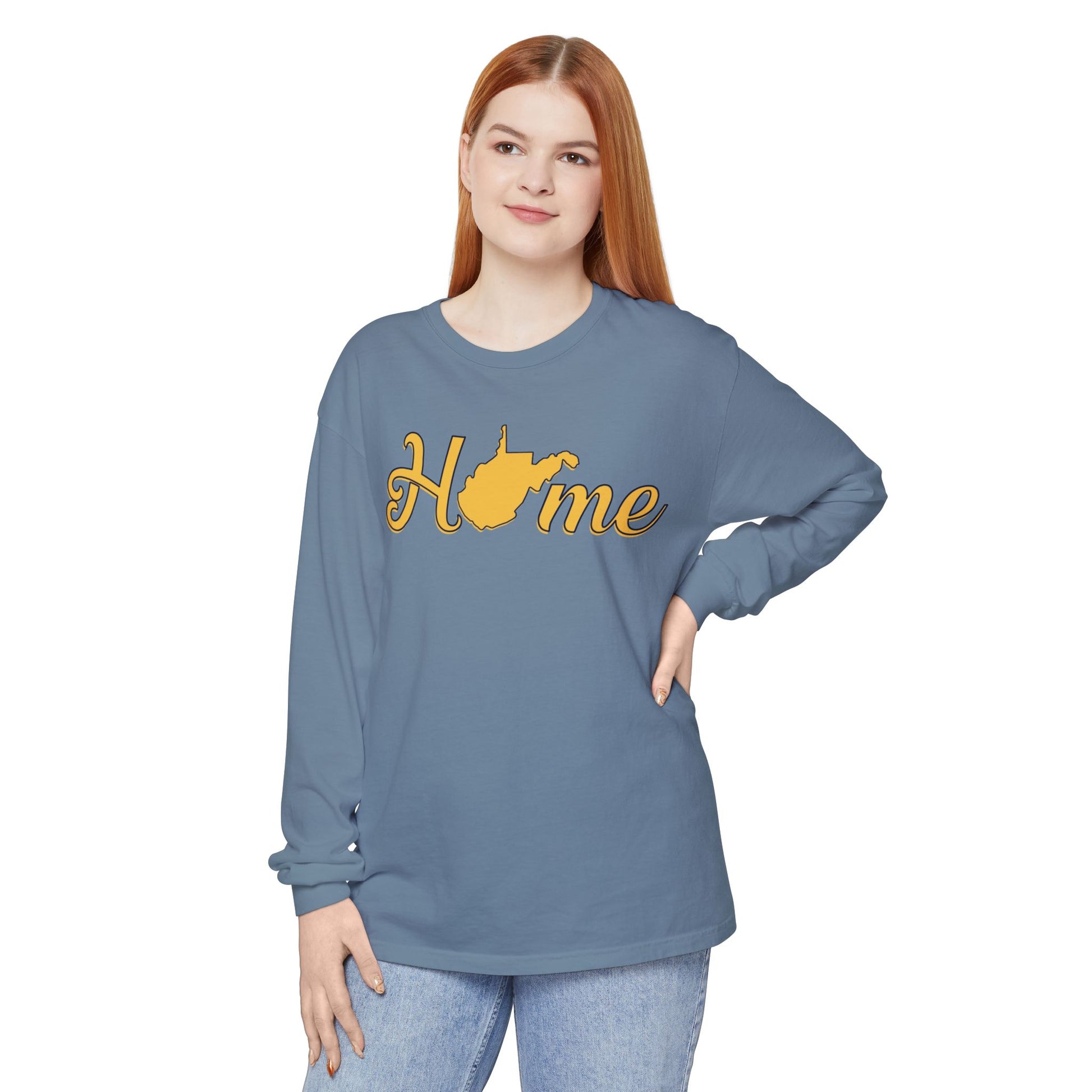 Long Sleeve T-Shirt [100% ring-spun cotton] | Home WV-Nicodemus Studios