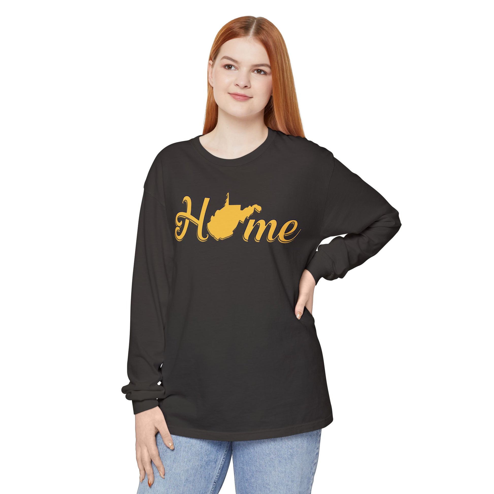 Long Sleeve T-Shirt [100% ring-spun cotton] | Home WV-Nicodemus Studios