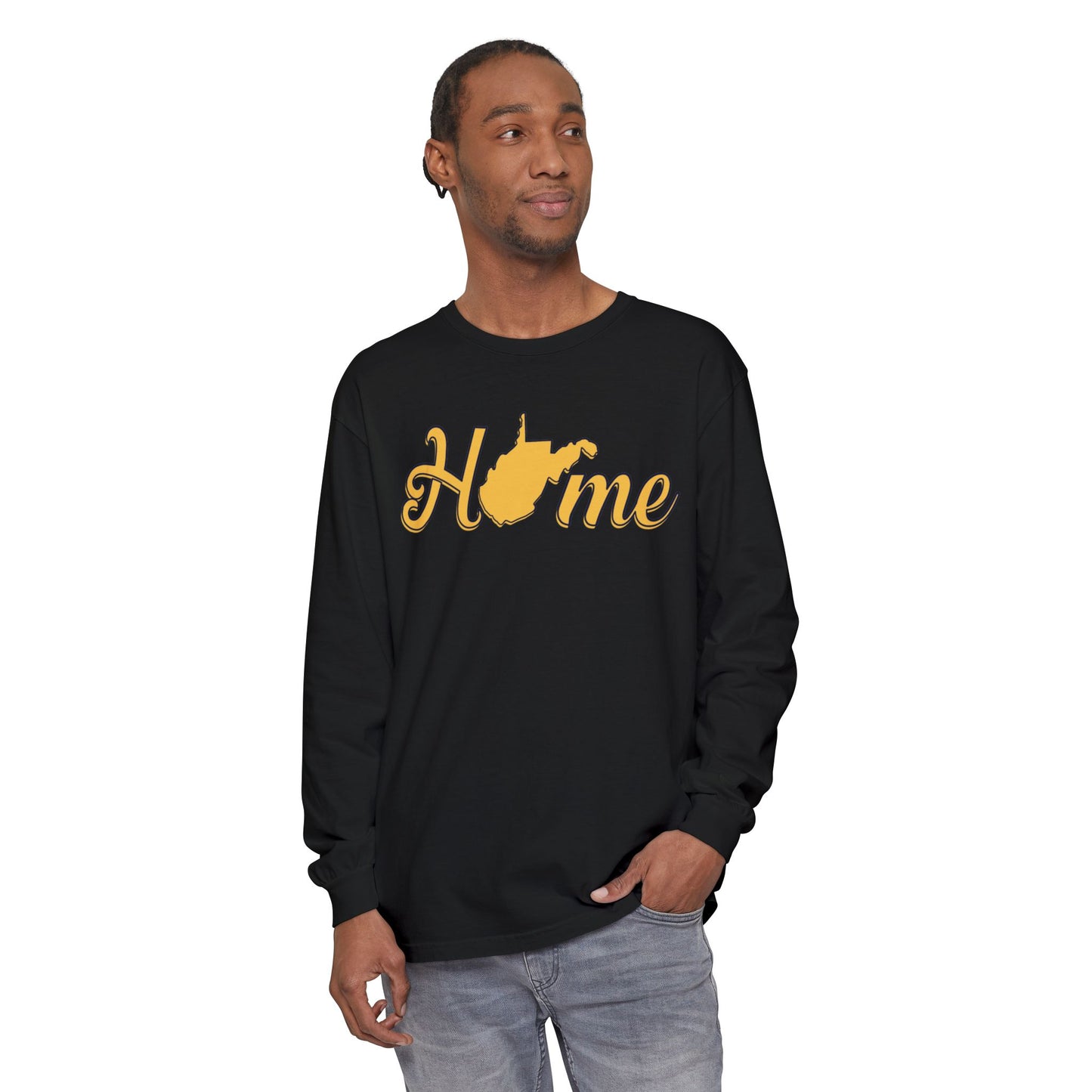 Long Sleeve T-Shirt [100% ring-spun cotton] | Home WV-Nicodemus Studios