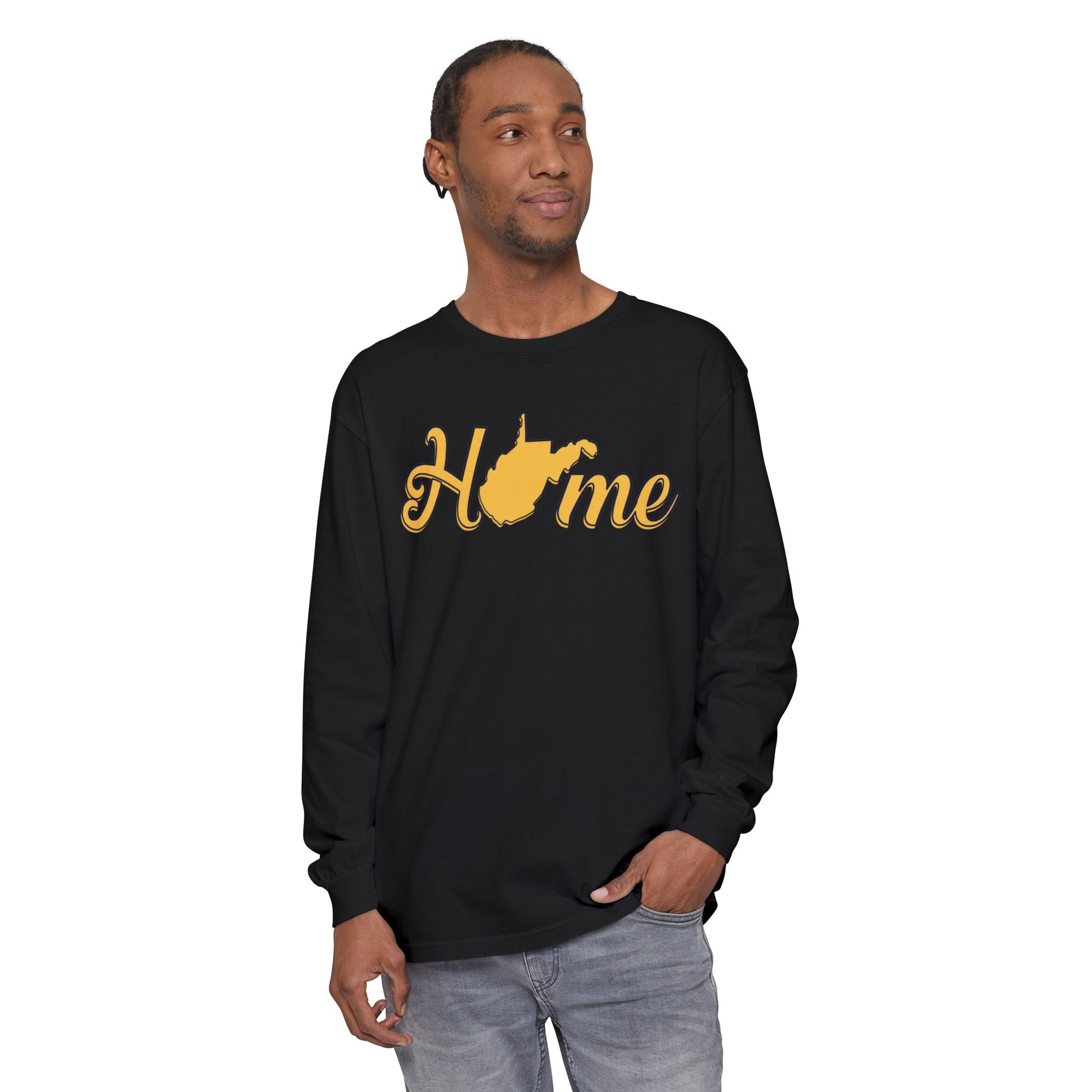 Long Sleeve T-Shirt [100% ring-spun cotton] | Home WV-Nicodemus Studios