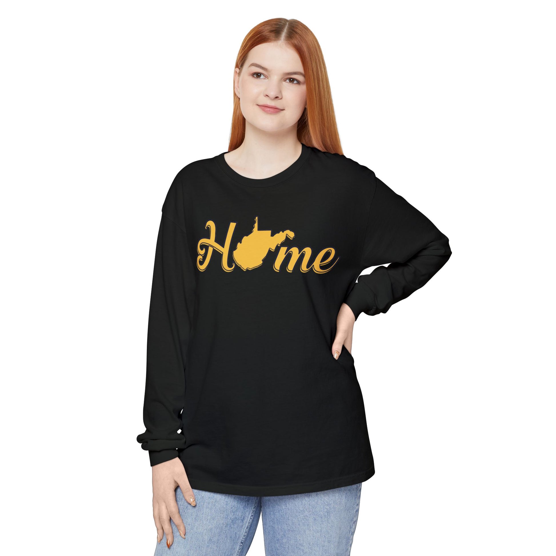 Long Sleeve T-Shirt [100% ring-spun cotton] | Home WV-Nicodemus Studios