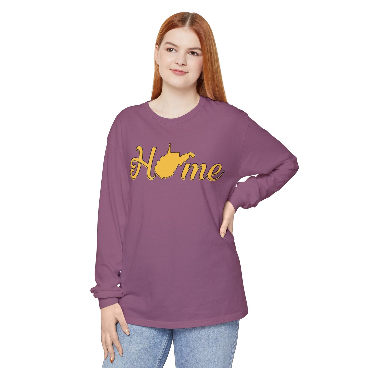 Long Sleeve T-Shirt [100% ring-spun cotton] | Home WV-Nicodemus Studios