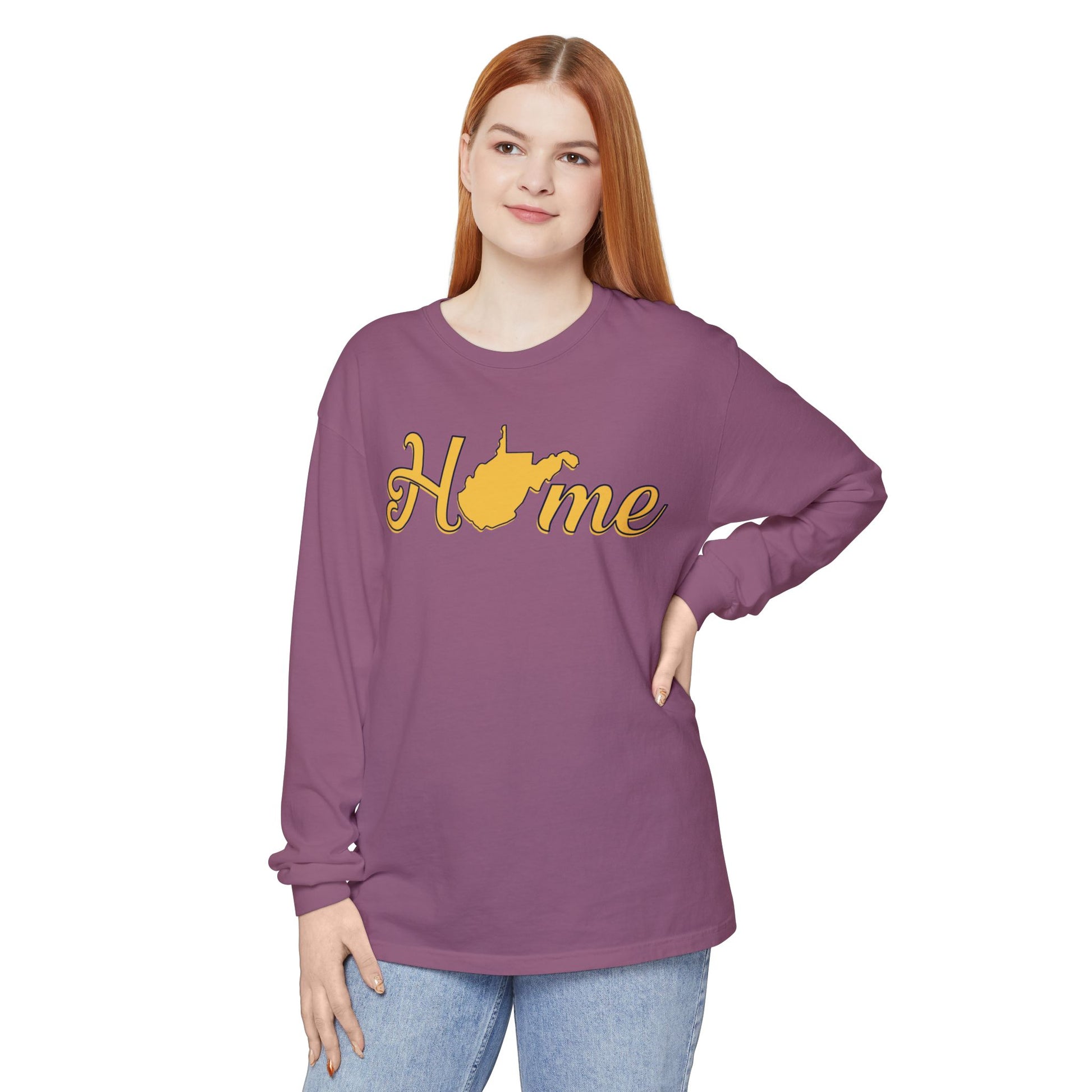 Long Sleeve T-Shirt [100% ring-spun cotton] | Home WV-Nicodemus Studios