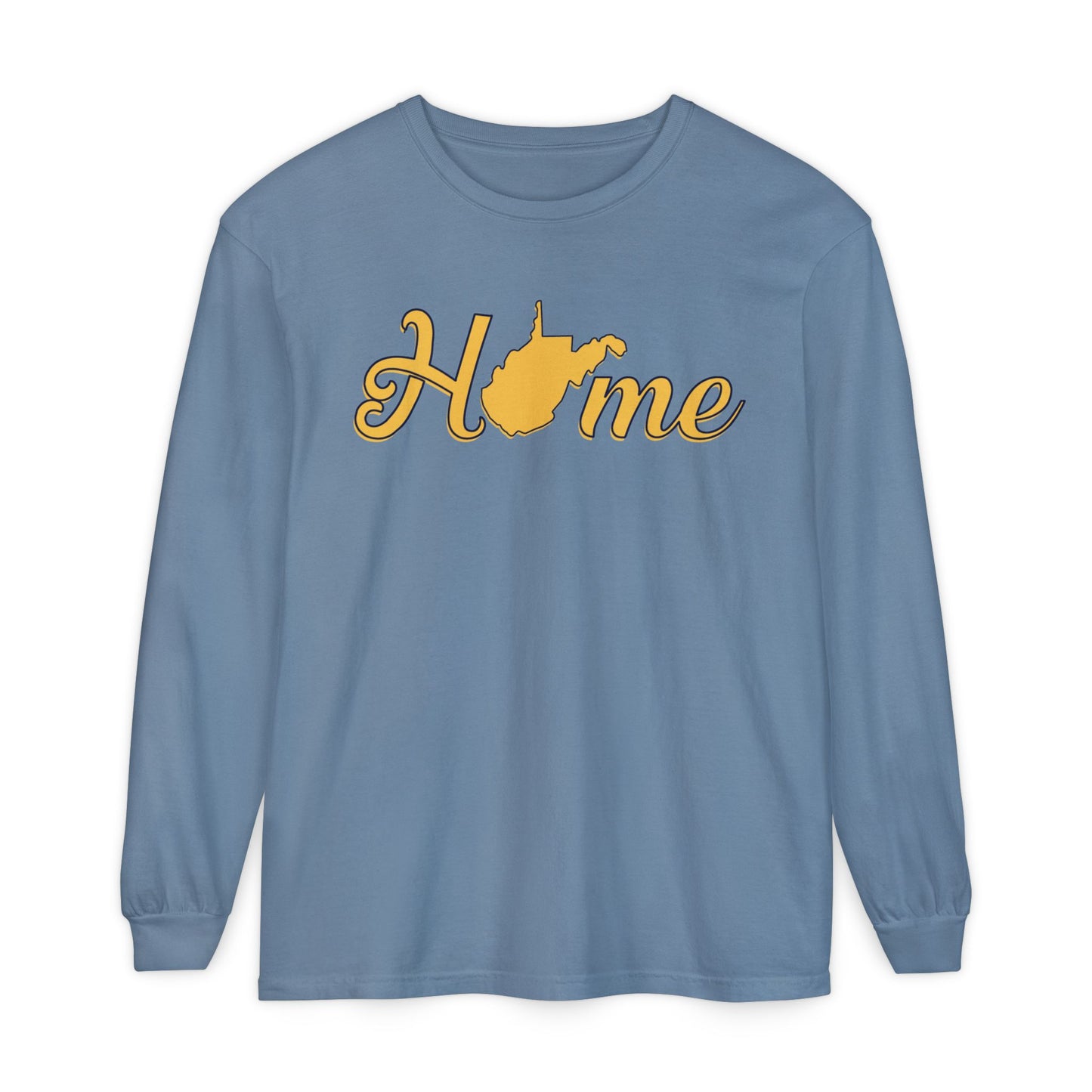 Long Sleeve T-Shirt [100% ring-spun cotton] | Home WV-Blue Jean-S-Nicodemus Studios