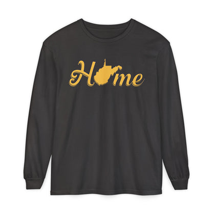 Long Sleeve T-Shirt [100% ring-spun cotton] | Home WV-Graphite-S-Nicodemus Studios