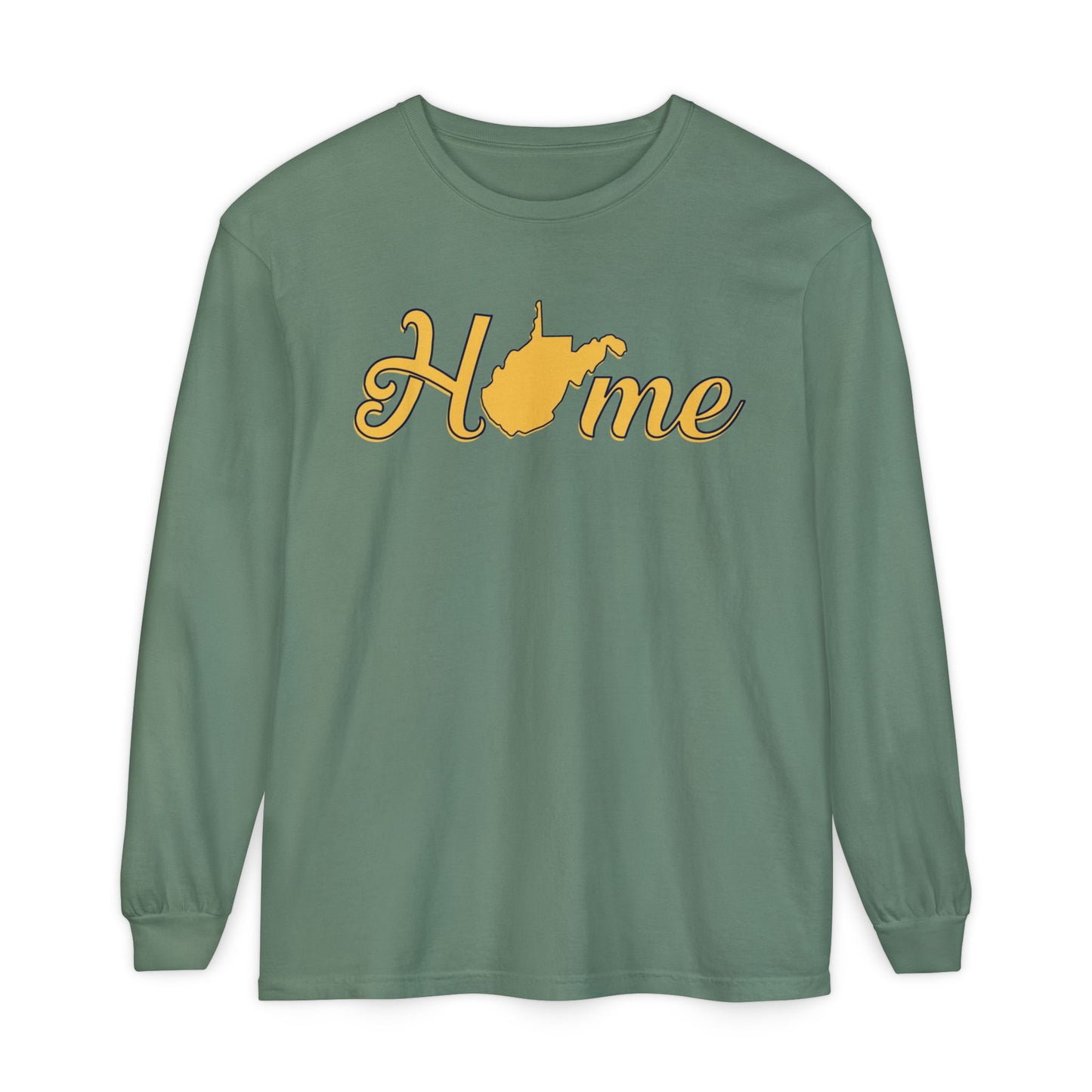 Long Sleeve T-Shirt [100% ring-spun cotton] | Home WV-Light Green-S-Nicodemus Studios