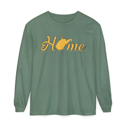 Long Sleeve T-Shirt [100% ring-spun cotton] | Home WV-Light Green-S-Nicodemus Studios