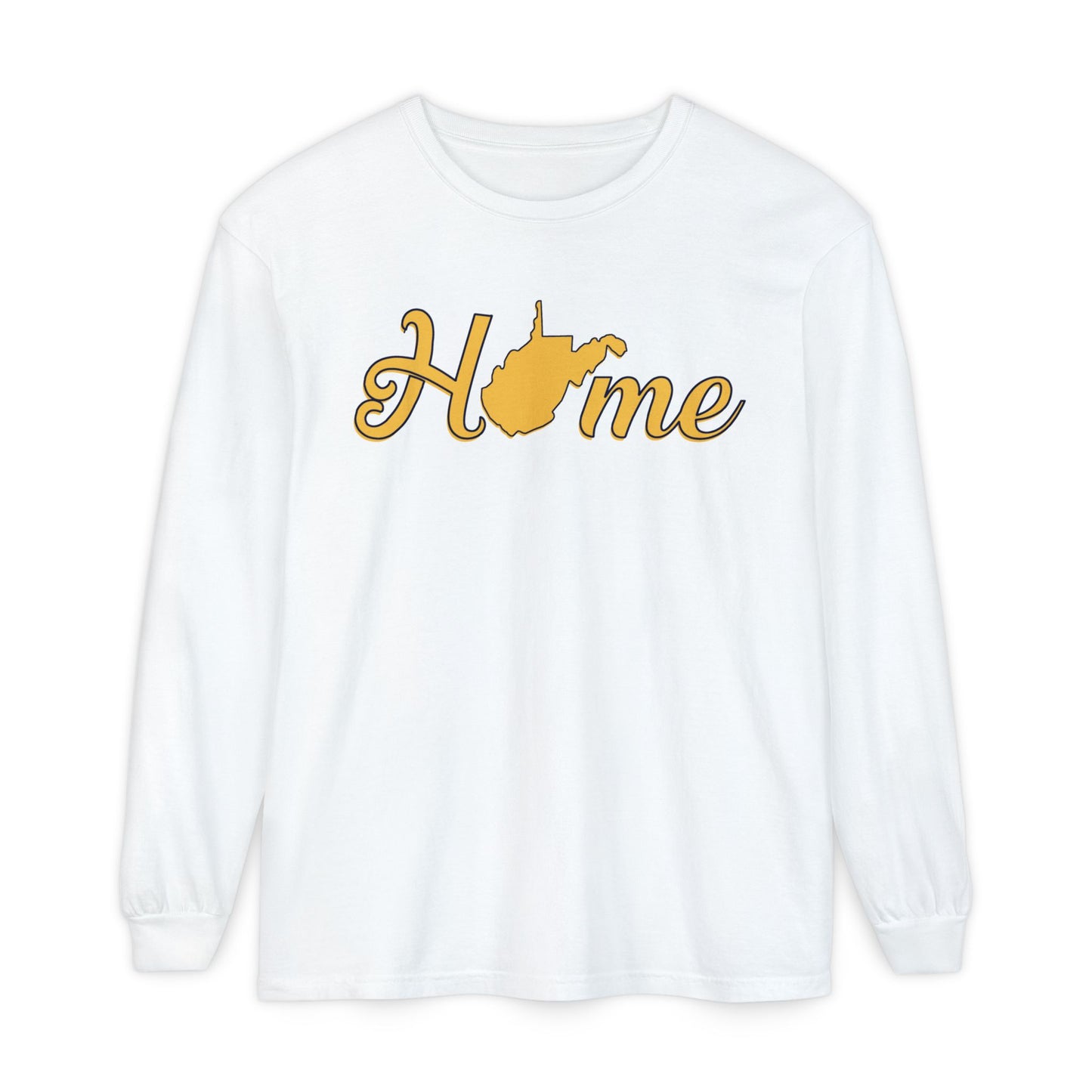 Long Sleeve T-Shirt [100% ring-spun cotton] | Home WV-White-S-Nicodemus Studios