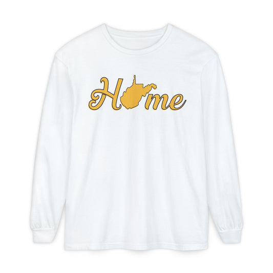 Long Sleeve T-Shirt [100% ring-spun cotton] | Home WV-White-S-Nicodemus Studios