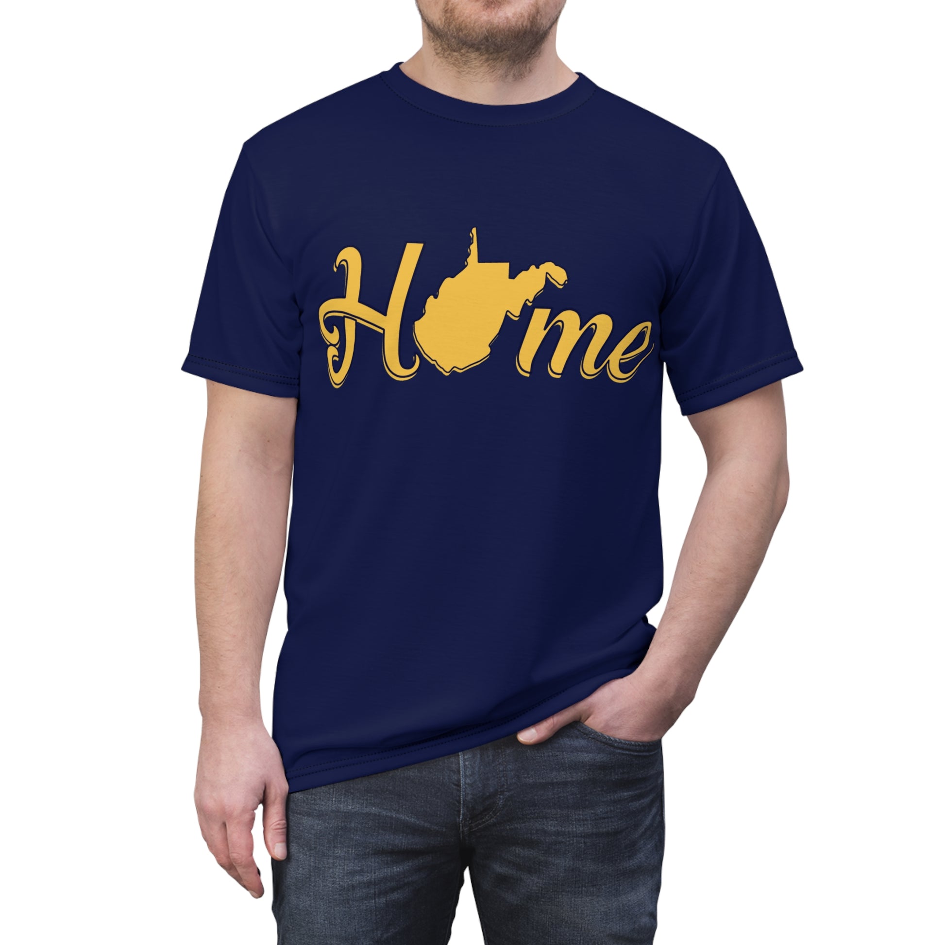 Men's Graphic Tee Shirt | "Home WV" by Nicodemus Studios-Nicodemus Studios