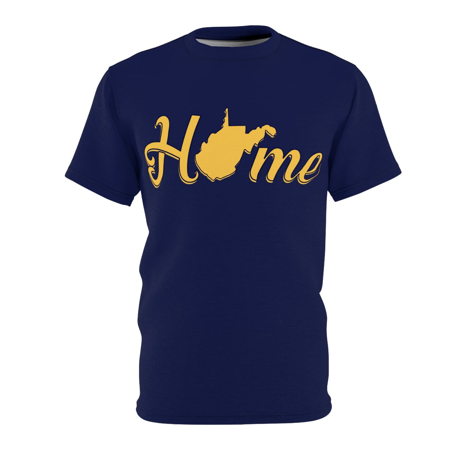 Men's Graphic Tee Shirt | "Home WV" by Nicodemus Studios-Black stitching-6 oz.-S-Nicodemus Studios