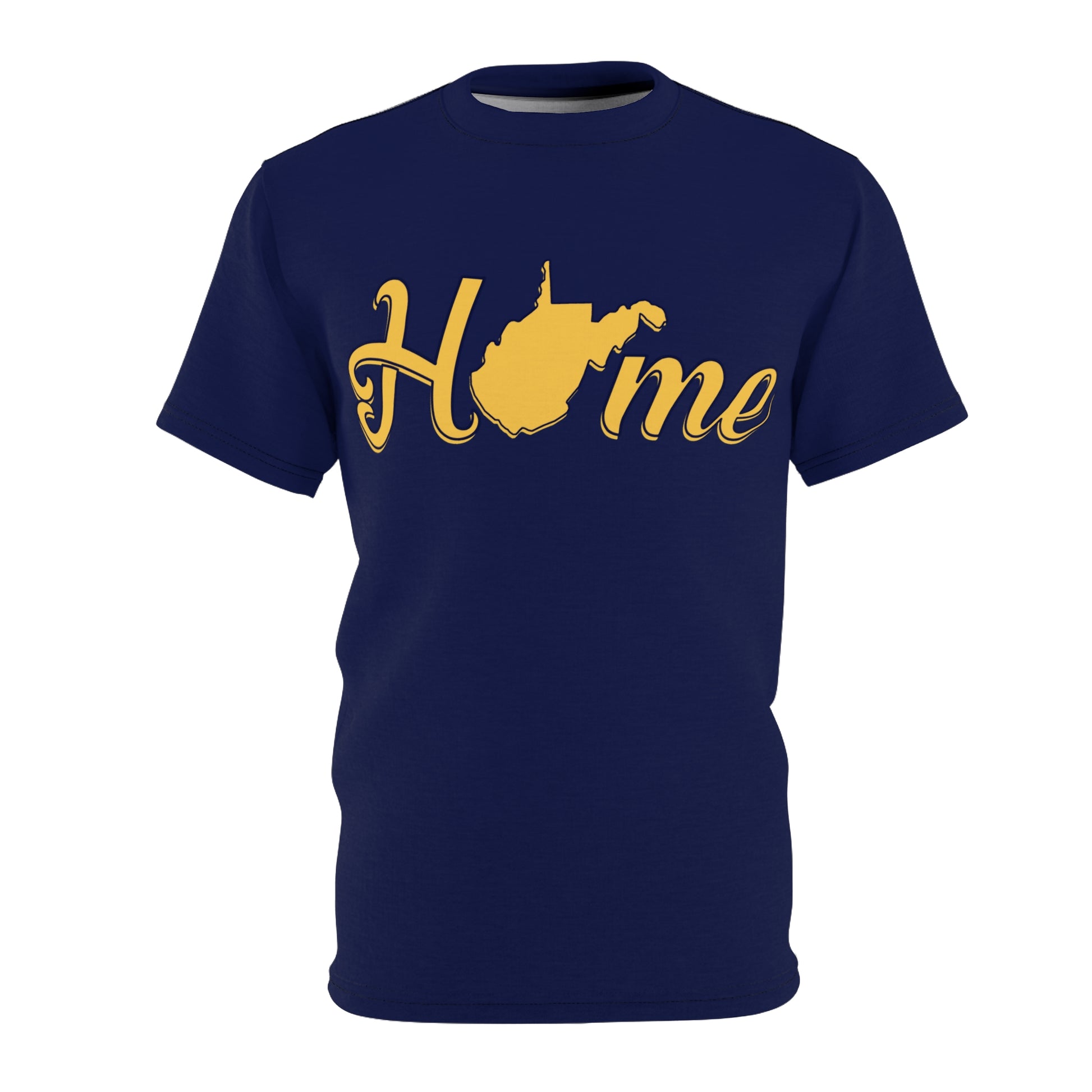 Men's Graphic Tee Shirt | "Home WV" by Nicodemus Studios-Black stitching-6 oz.-S-Nicodemus Studios