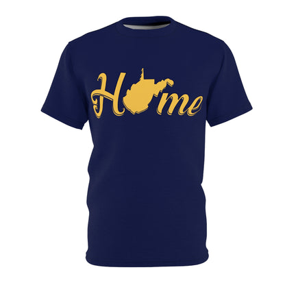 Men's Graphic Tee Shirt | "Home WV" by Nicodemus Studios-Black stitching-6 oz.-S-Nicodemus Studios