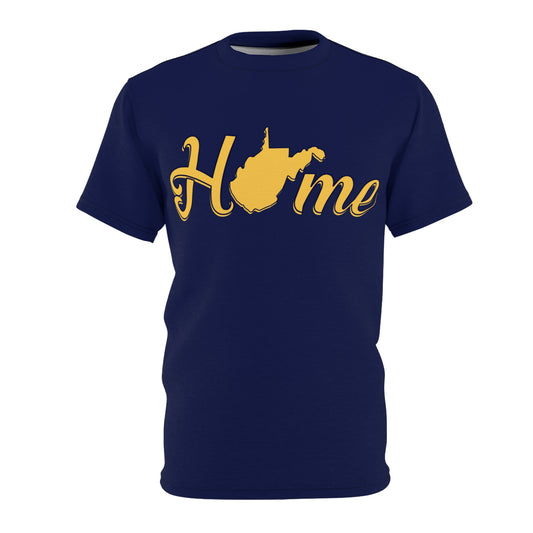 Men's Graphic Tee Shirt | "Home WV" by Nicodemus Studios-Black stitching-6 oz.-S-Nicodemus Studios