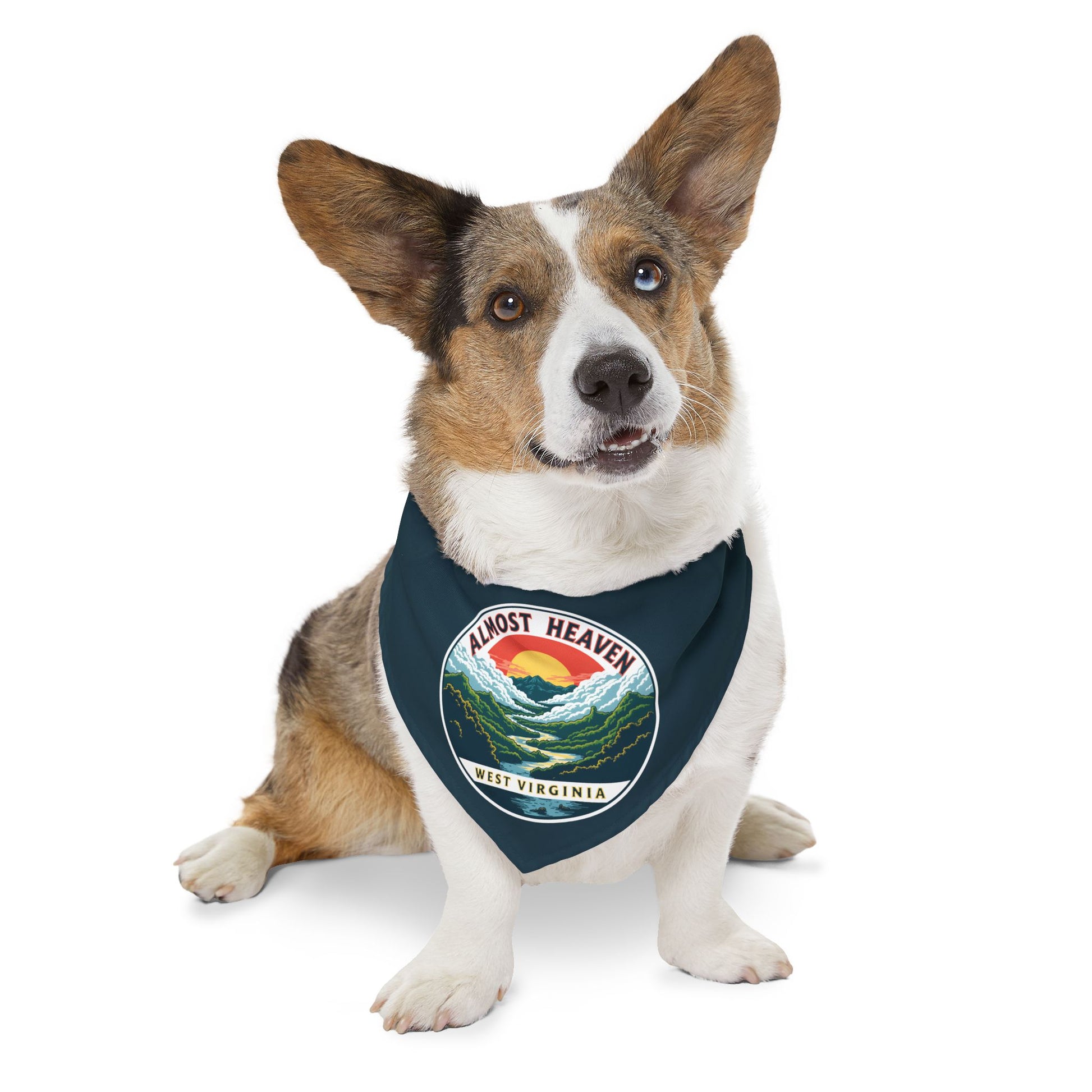 Pet Bandana Collar | Almost Heaven-Nicodemus Studios