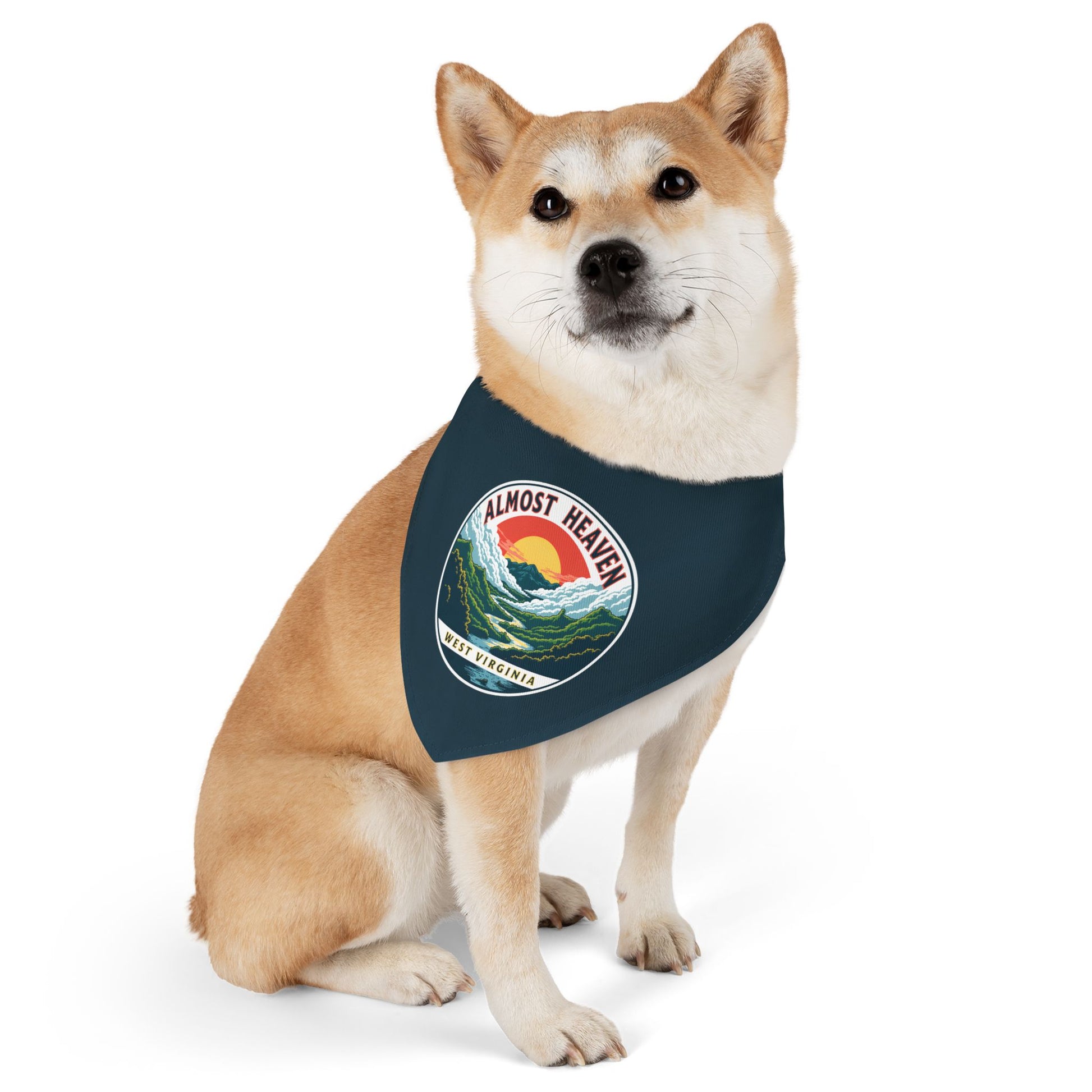 Pet Bandana Collar | Almost Heaven-Nicodemus Studios