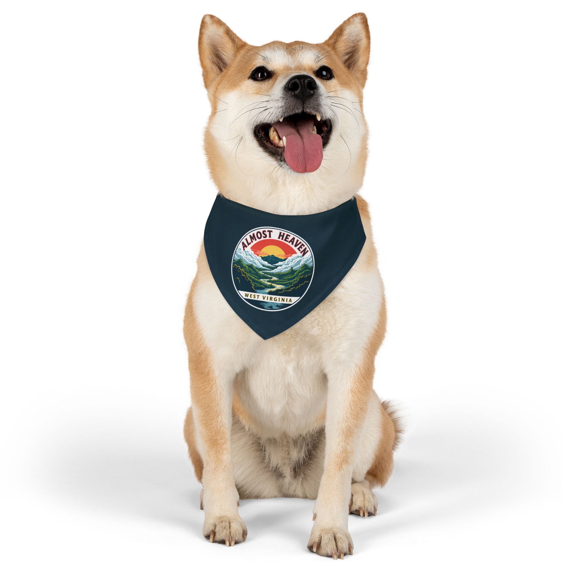 Pet Bandana Collar | Almost Heaven-Nicodemus Studios