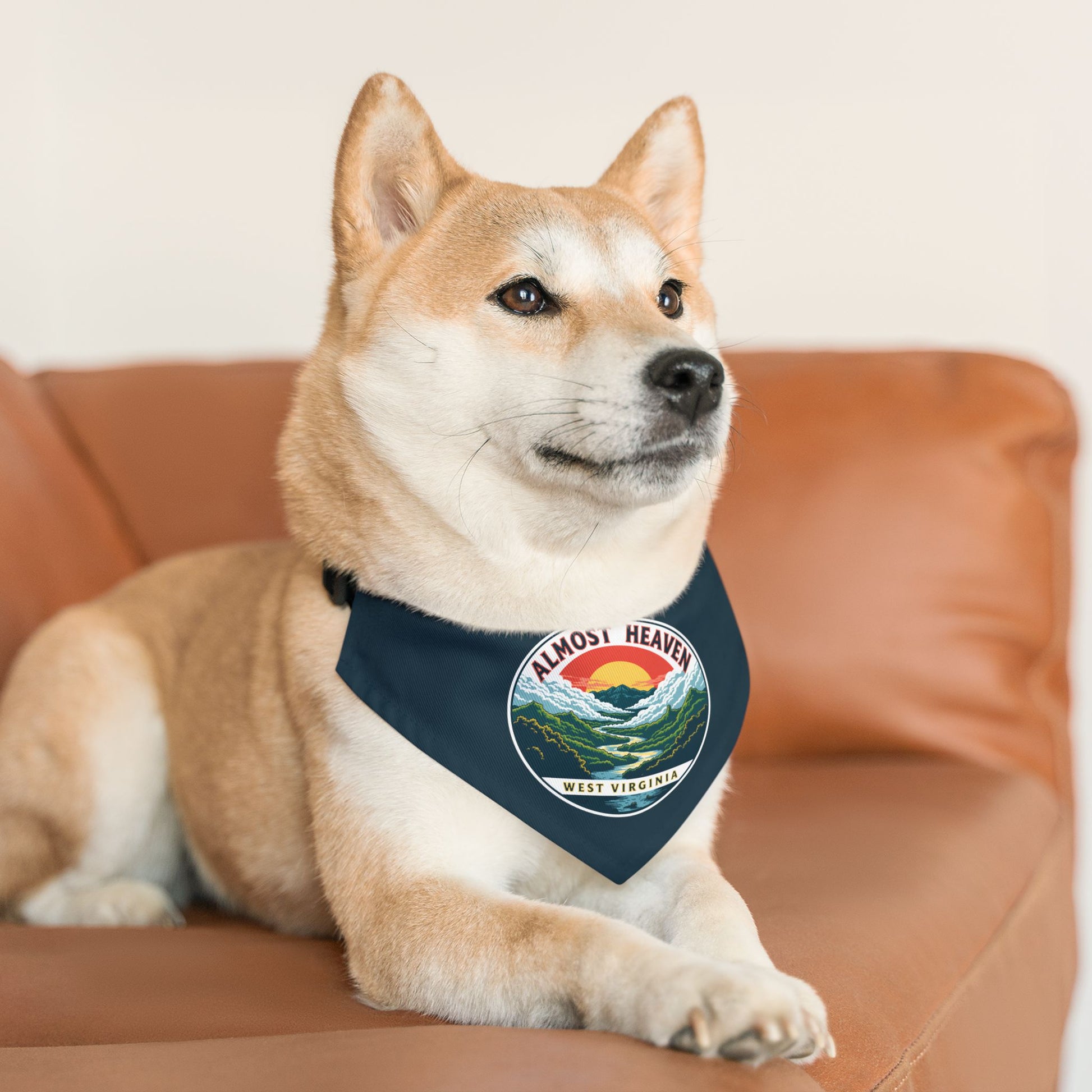 Pet Bandana Collar | Almost Heaven-Nicodemus Studios