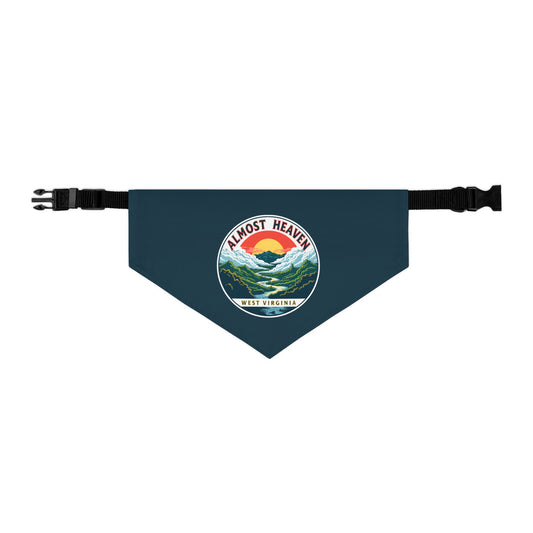 Pet Bandana Collar | Almost Heaven-L-Nicodemus Studios