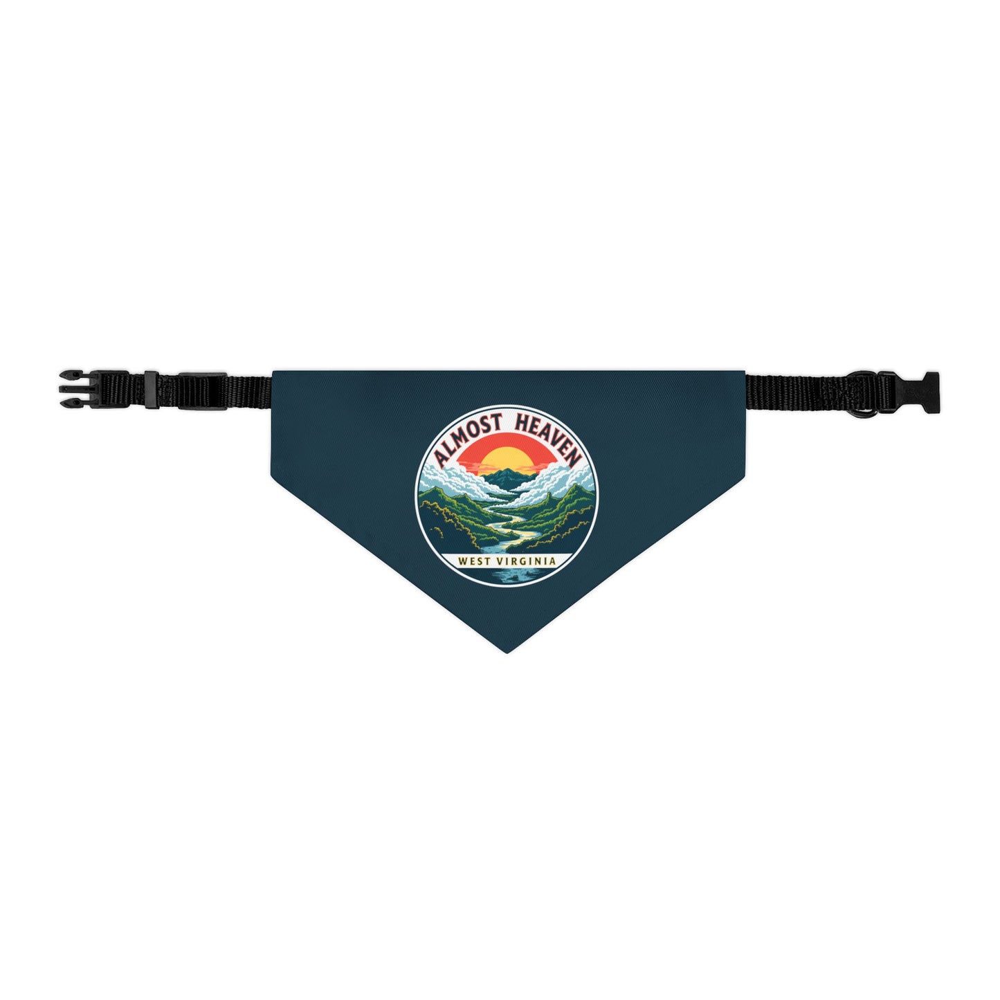Pet Bandana Collar | Almost Heaven-M-Nicodemus Studios
