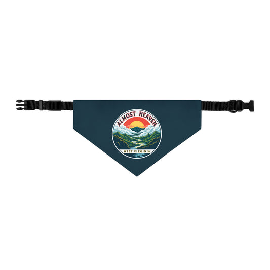 Pet Bandana Collar | Almost Heaven-M-Nicodemus Studios
