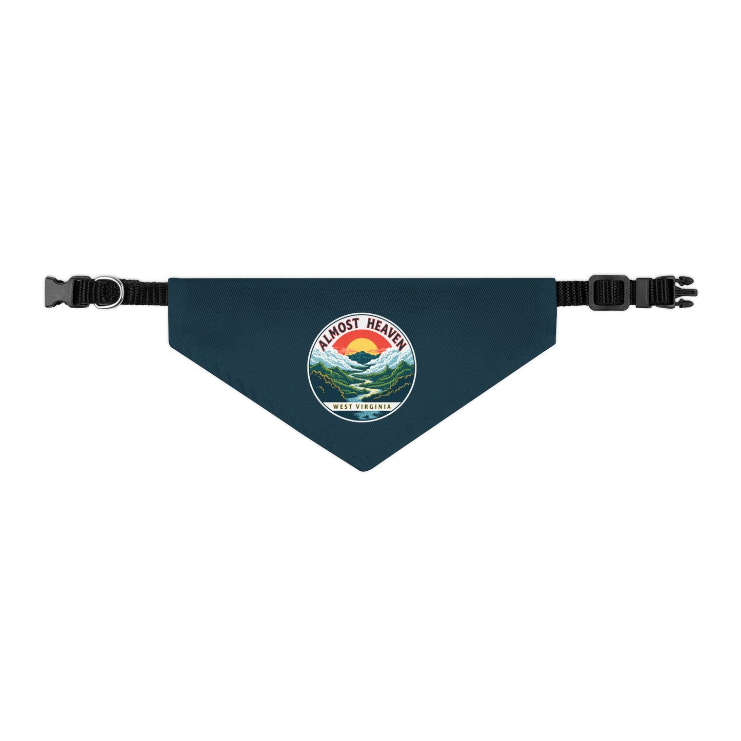 Pet Bandana Collar | Almost Heaven-S-Nicodemus Studios