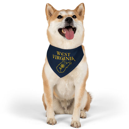 Pet Bandana Collar | West Virginia Dandelion Design-Nicodemus Studios