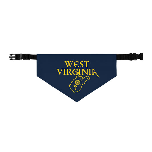Pet Bandana Collar | West Virginia Dandelion Design-L-Nicodemus Studios