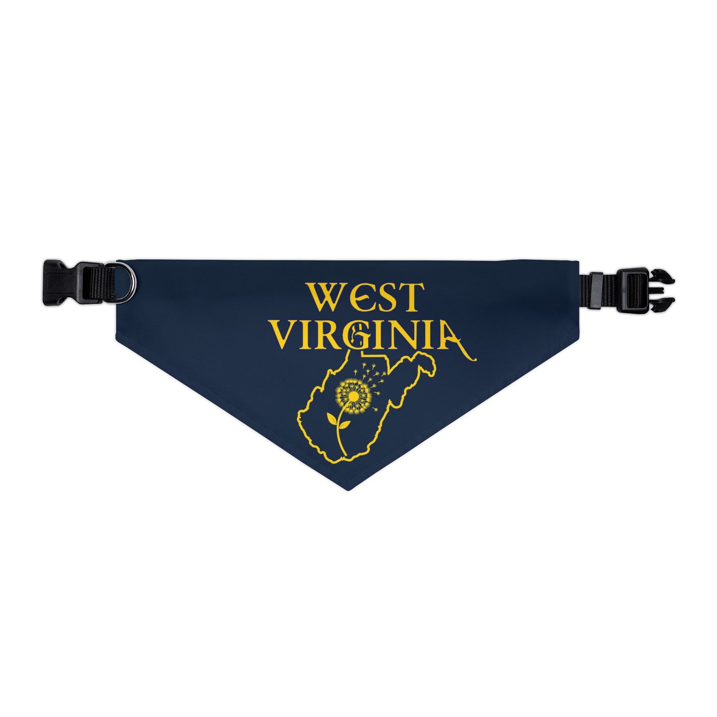 Pet Bandana Collar | West Virginia Dandelion Design-XL-Nicodemus Studios