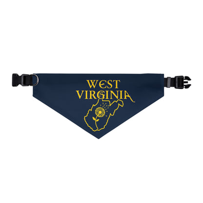 Pet Bandana Collar | West Virginia Dandelion Design-XL-Nicodemus Studios