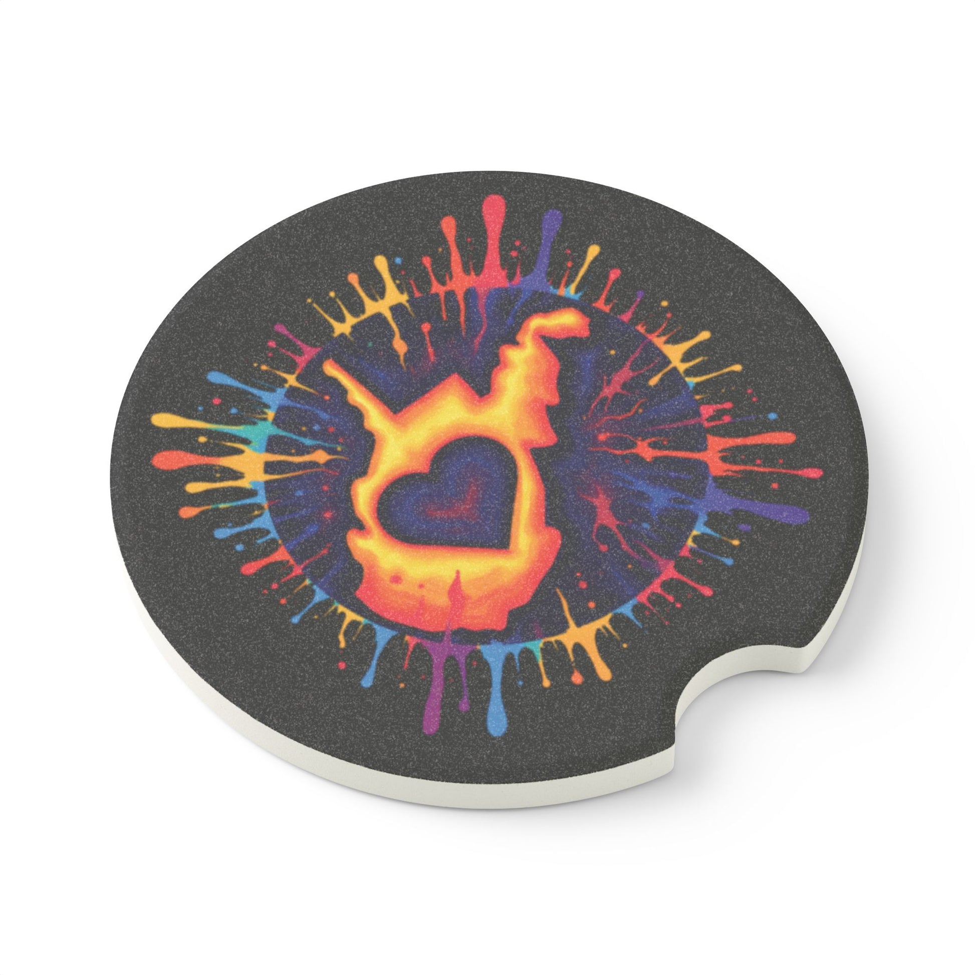 Soapstone Car Coaster | "For The Love of WV Art"-Nicodemus Studios