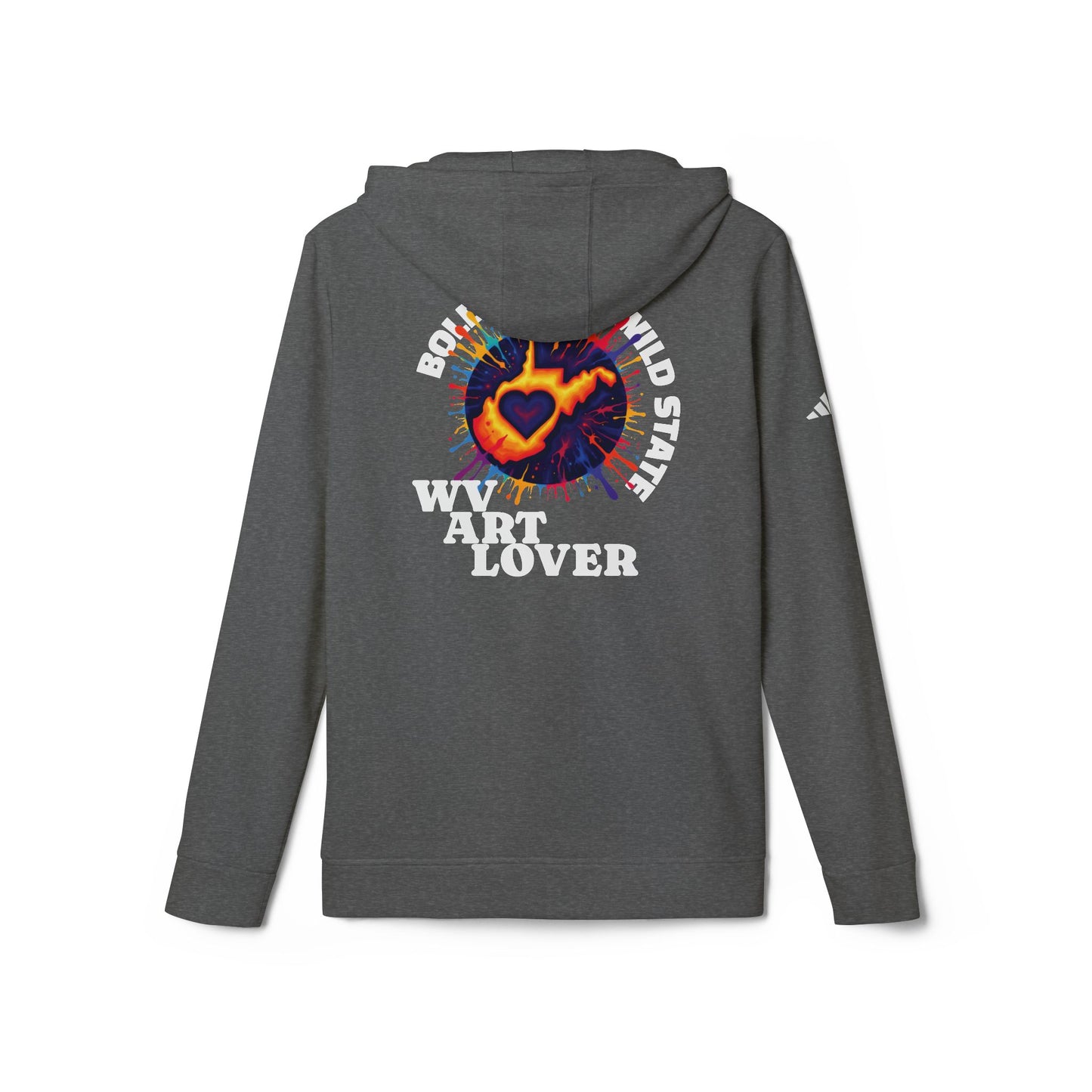Unisex Addidas Fleece Hoodie | Colorful WV Art Lover-Nicodemus Studios