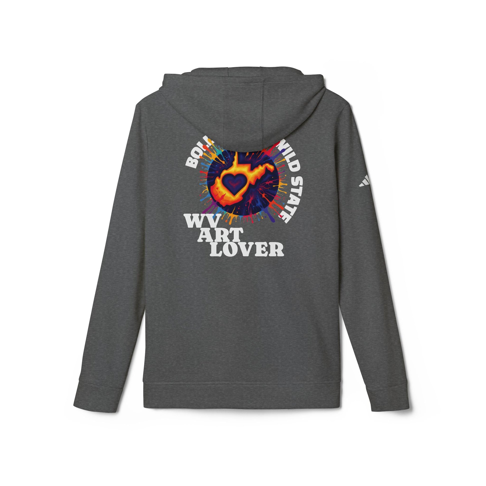 Unisex Addidas Fleece Hoodie | Colorful WV Art Lover-Nicodemus Studios