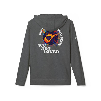 Unisex Addidas Fleece Hoodie | Colorful WV Art Lover-Nicodemus Studios