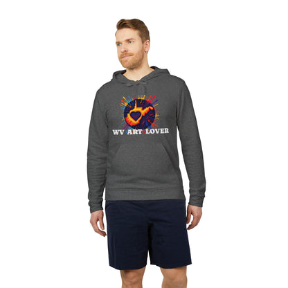 Unisex Addidas Fleece Hoodie | Colorful WV Art Lover-Nicodemus Studios