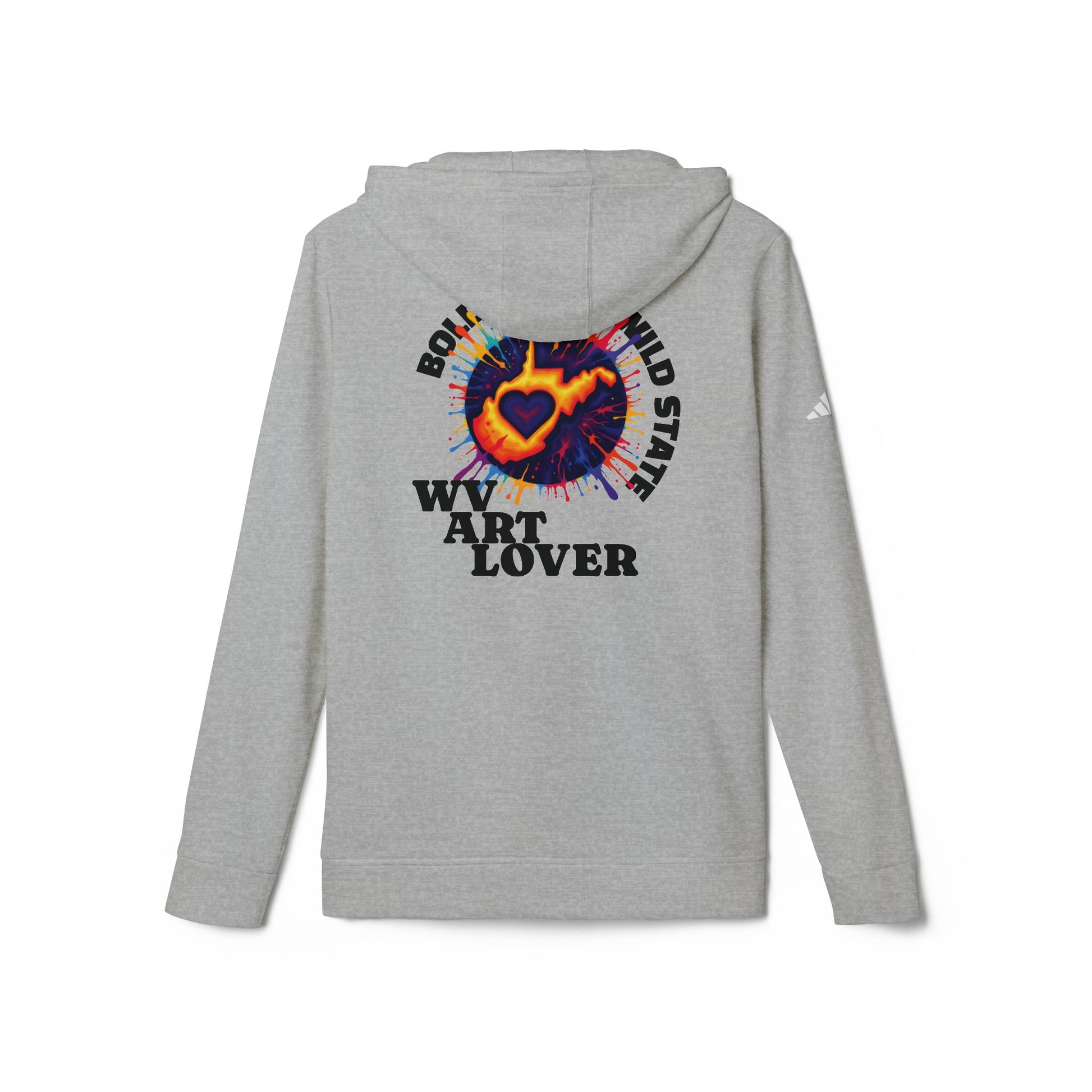 Unisex Addidas Fleece Hoodie | Colorful WV Art Lover-Nicodemus Studios