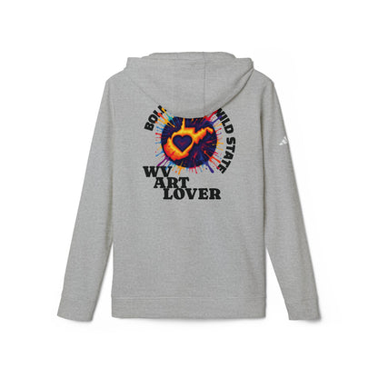 Unisex Addidas Fleece Hoodie | Colorful WV Art Lover-Nicodemus Studios