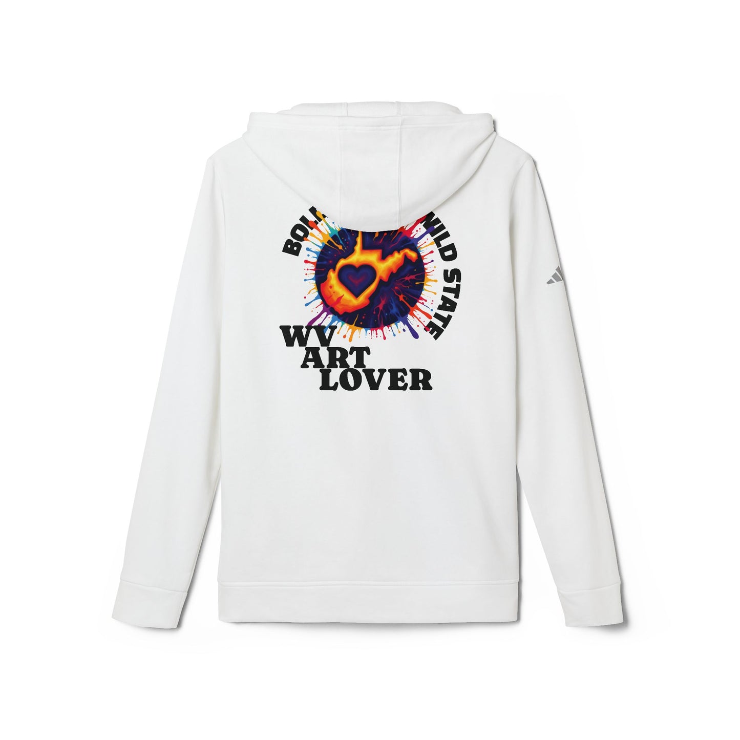 Unisex Addidas Fleece Hoodie | Colorful WV Art Lover-Nicodemus Studios