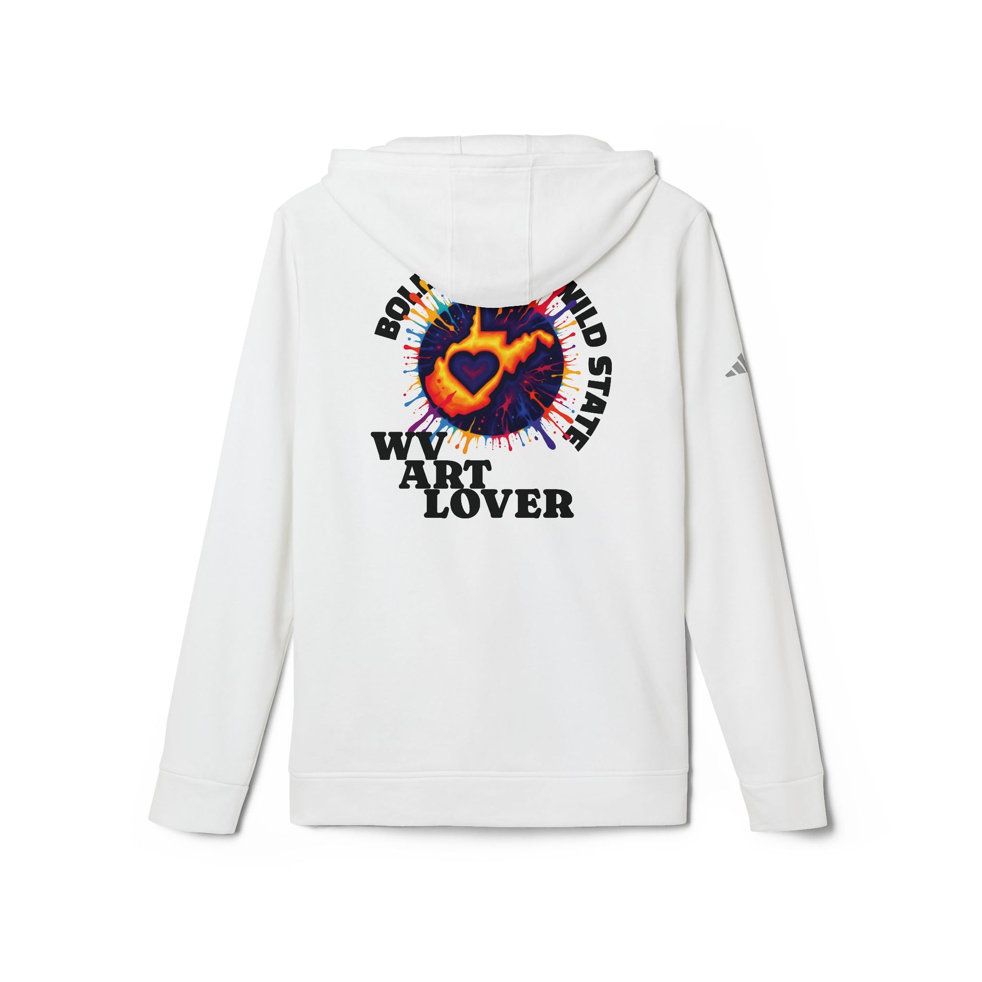 Unisex Addidas Fleece Hoodie | Colorful WV Art Lover-Nicodemus Studios