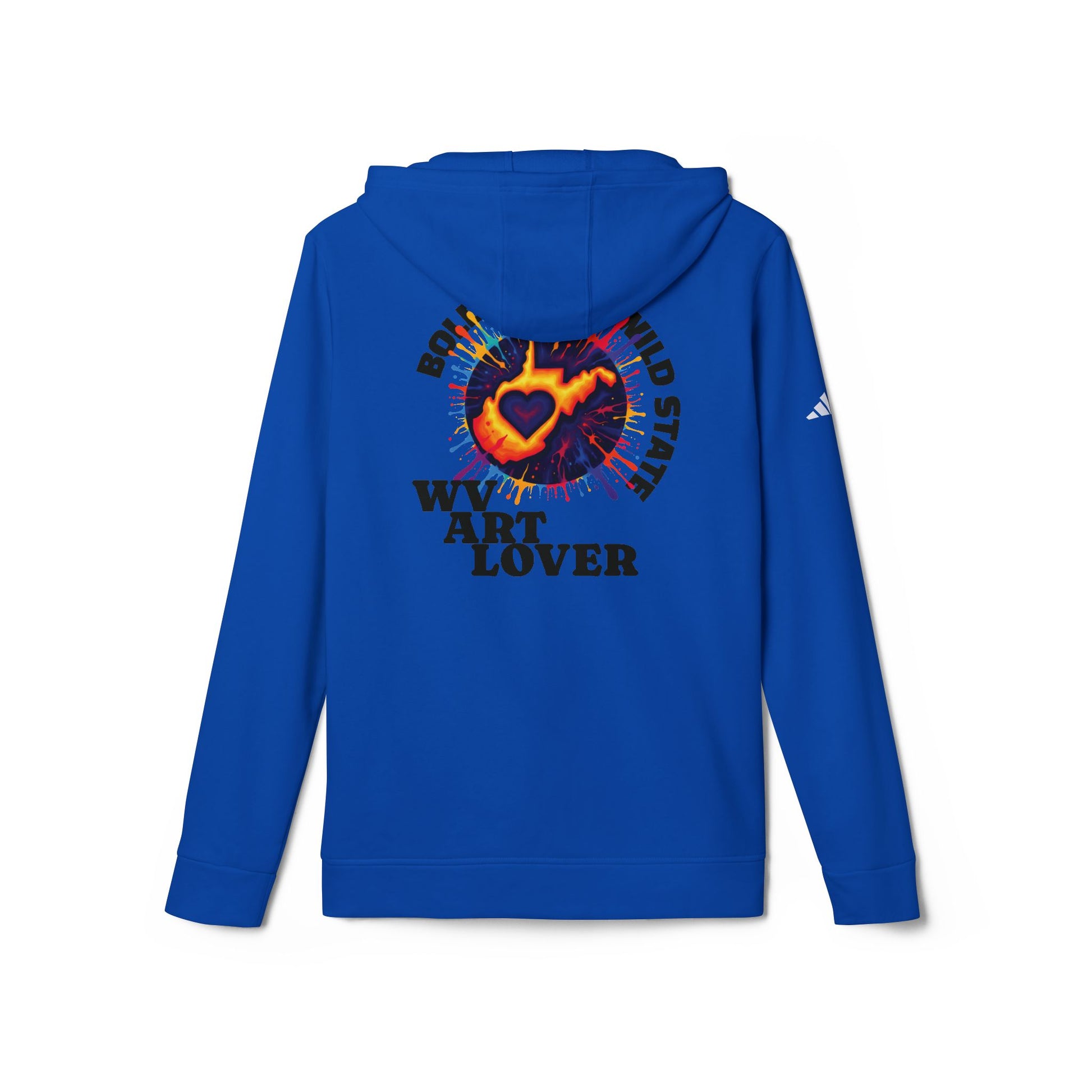 Unisex Addidas Fleece Hoodie | Colorful WV Art Lover-Nicodemus Studios