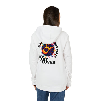 Unisex Addidas Fleece Hoodie | Colorful WV Art Lover-Nicodemus Studios