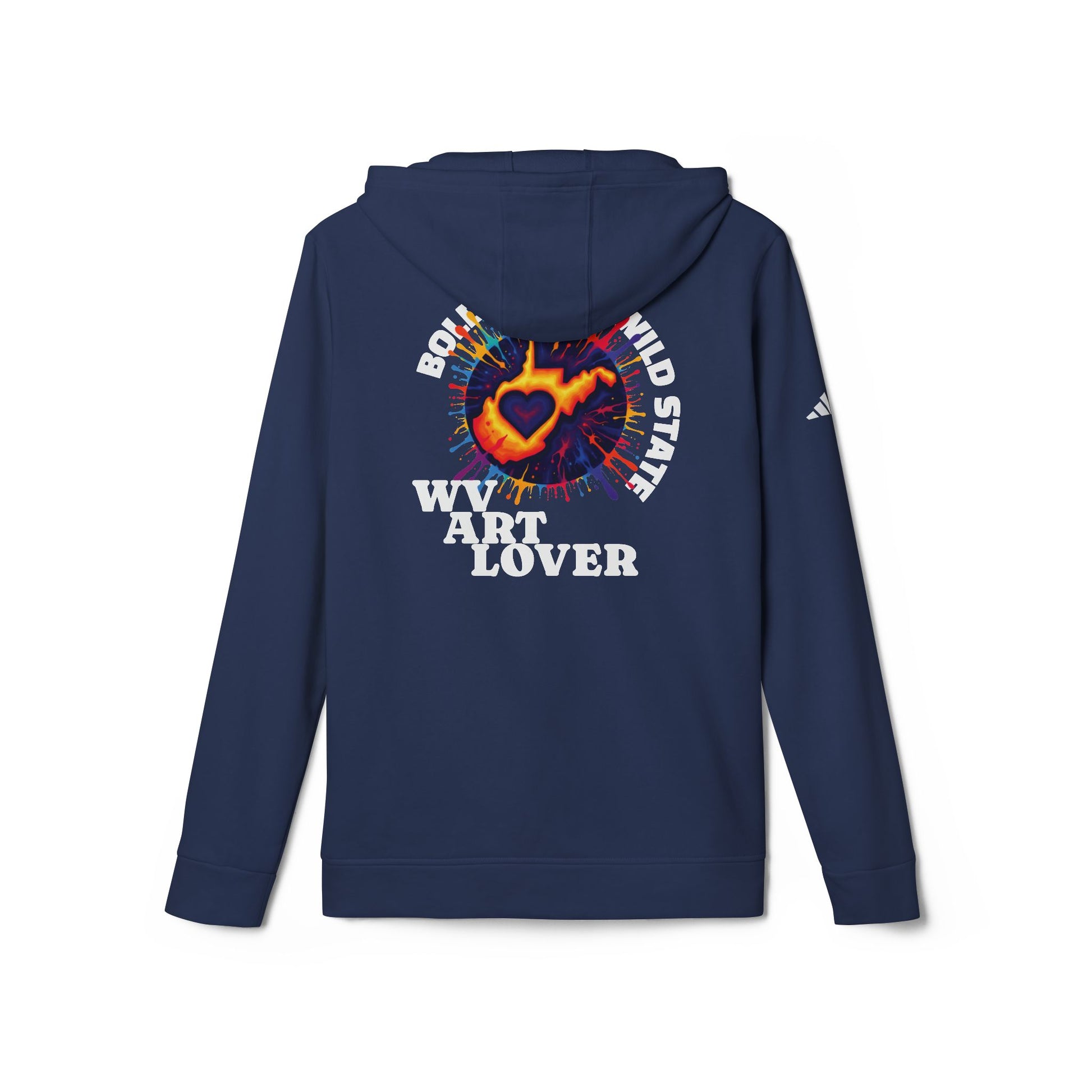 Unisex Addidas Fleece Hoodie | Colorful WV Art Lover-Nicodemus Studios