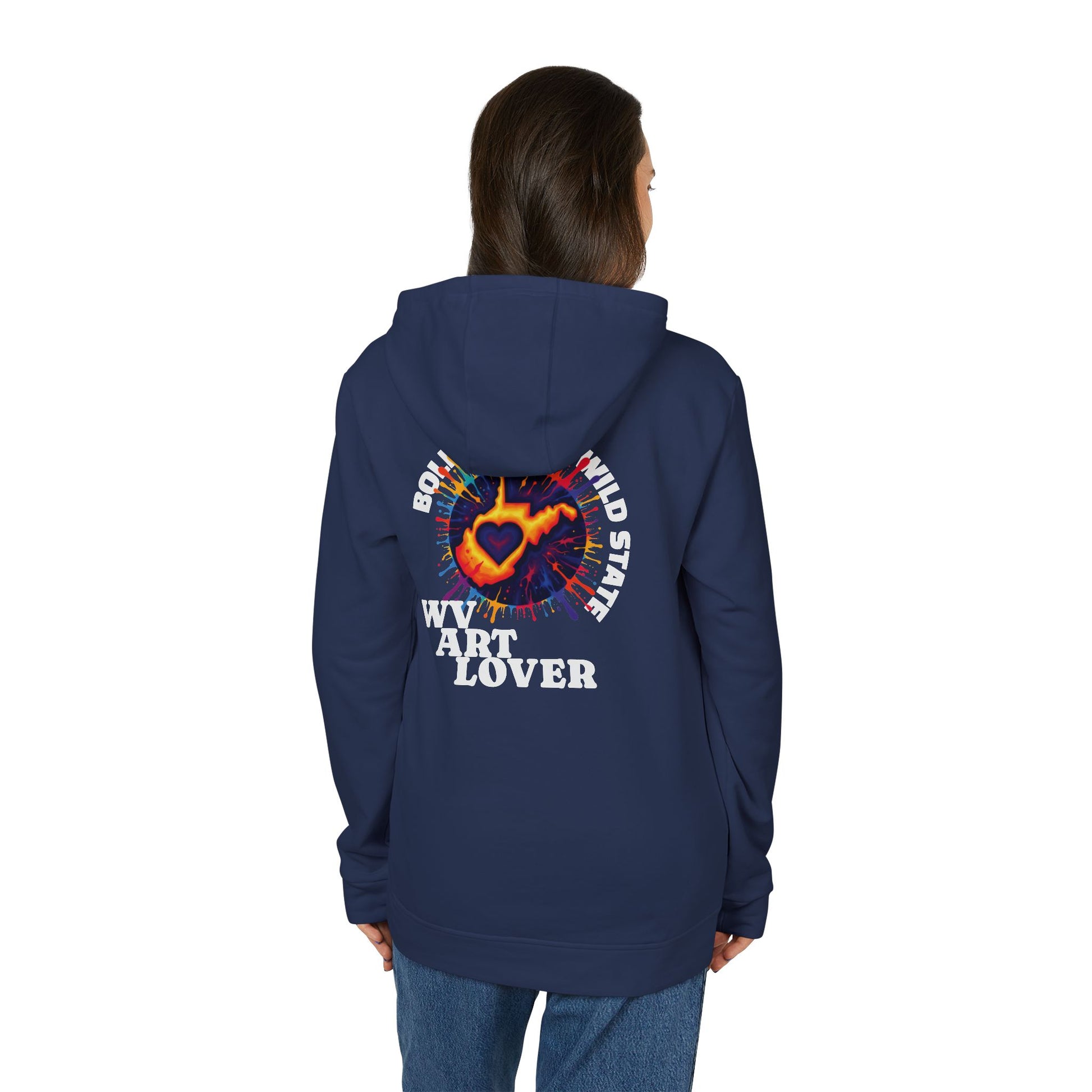 Unisex Addidas Fleece Hoodie | Colorful WV Art Lover-Nicodemus Studios