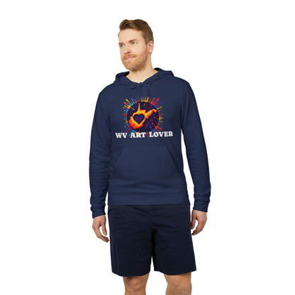 Unisex Addidas Fleece Hoodie | Colorful WV Art Lover-Nicodemus Studios